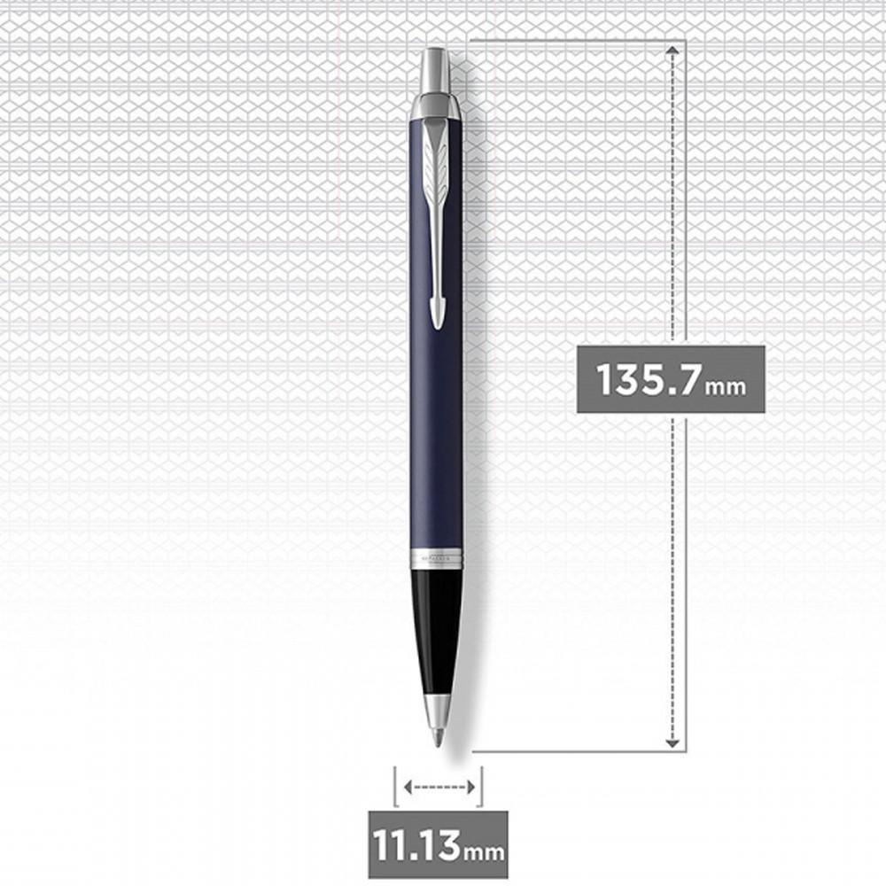 Ручка шариковая Parker IM Blue CT BP с логотипом Ручка шариковая Parker IM Blue CT BP с логотипом Фото 3